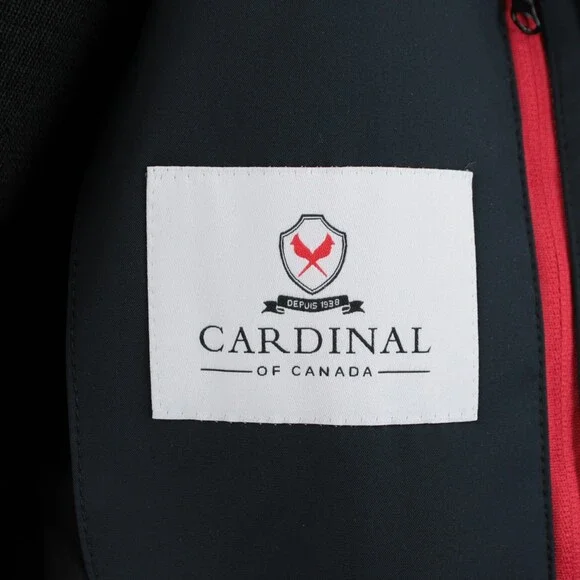 Cardinal of Canada NWT Nylon Blend Down Hooded Jacket Size Large US In Blue
